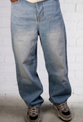 Ice Blue Wide Leg Jeans